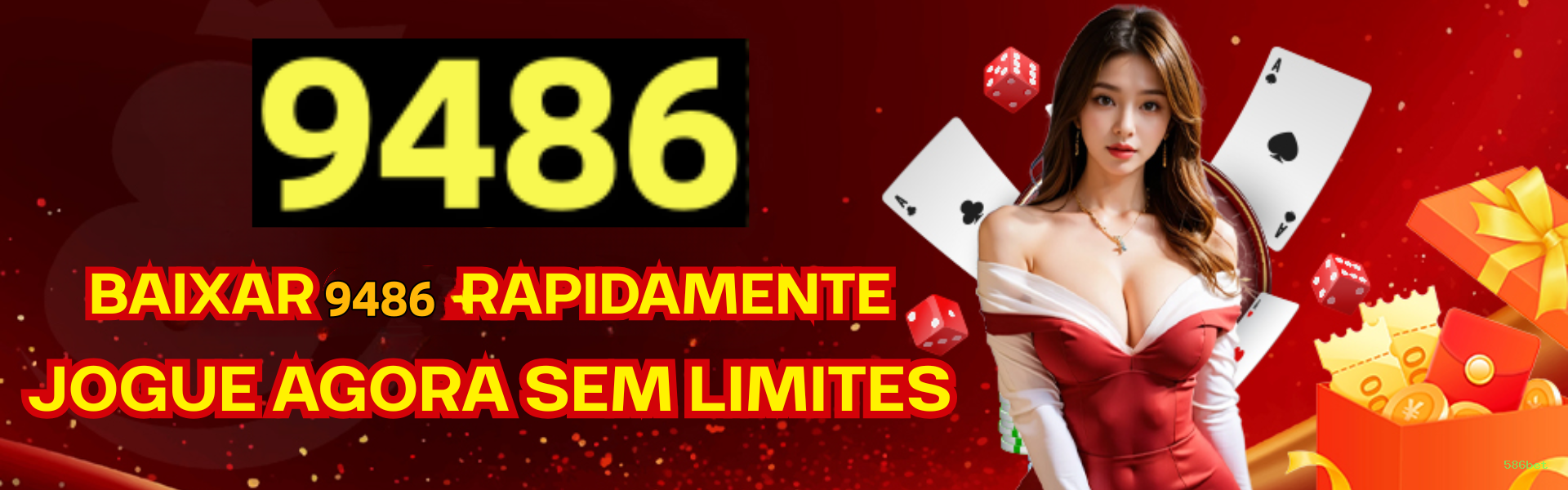 Imagem promocional da 586bet mostrando a plataforma e suas vantagens
